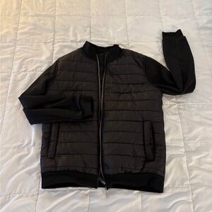 Men's Black Quilted Jacket
